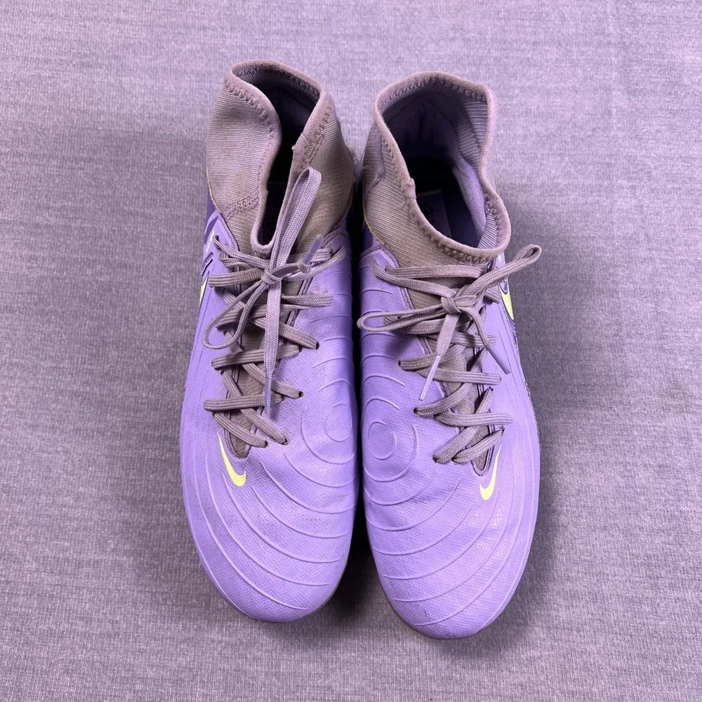 Nike Phantom GX Academy NikeSkin Ground Soccer Cleats Kids 6.5Y Purple HF1598